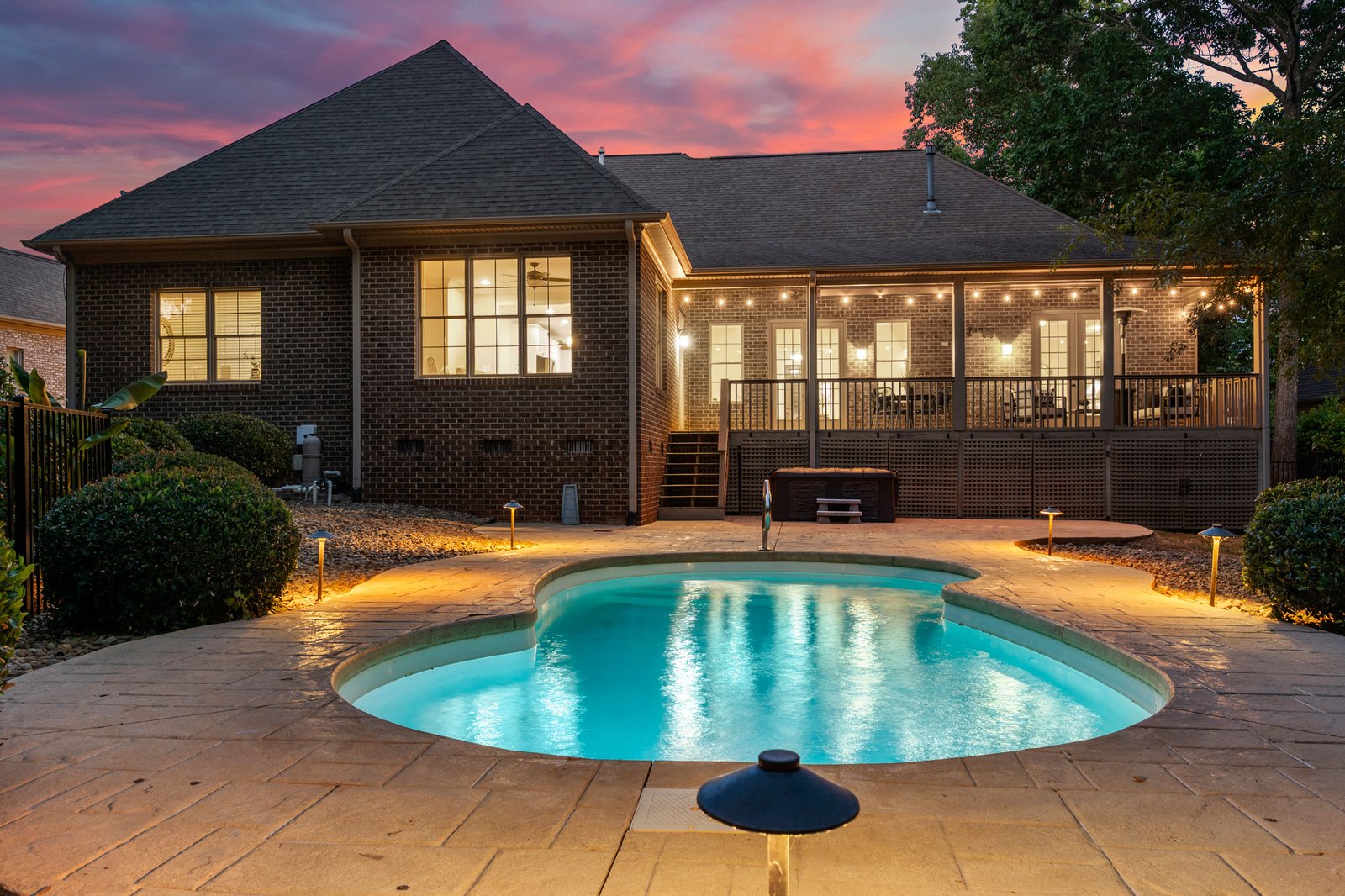 The home at twilight in Stanton Heights, Fort Mill